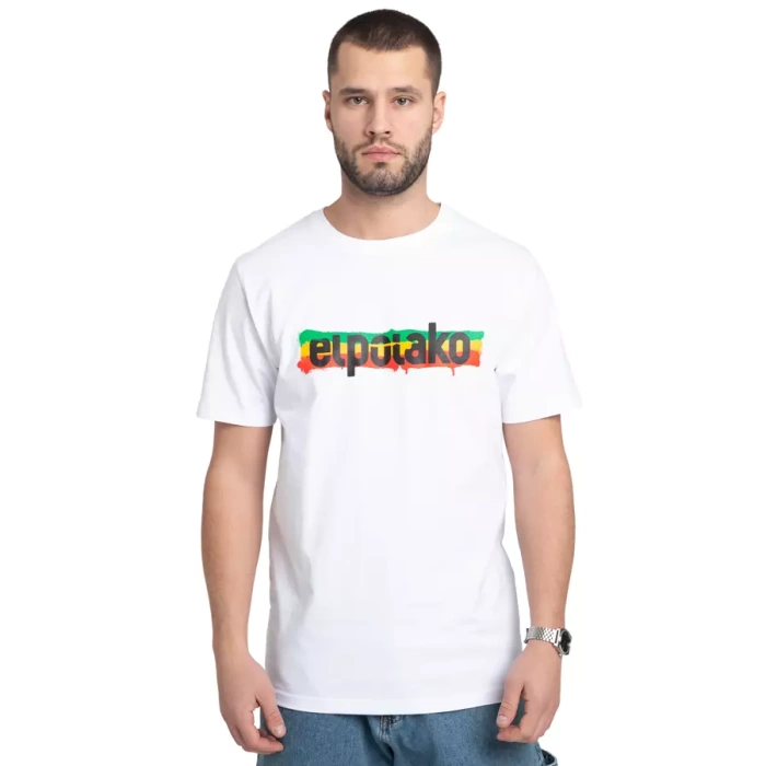 El Polako koszulka męska Rasta white