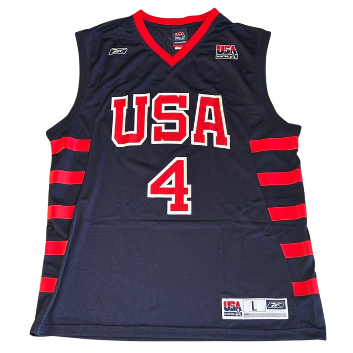 Reebok Jersey Team USA 2004 Allen Iverson navy - used 9,5/10