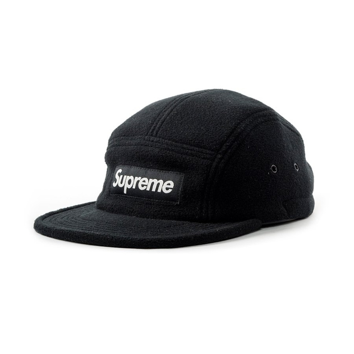 Czapka z daszkiem Supreme 5-panel Wool Camp Cap black