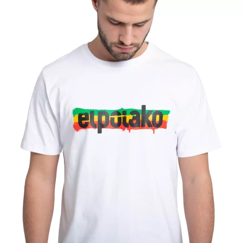 El Polako t-shirt Rasta white