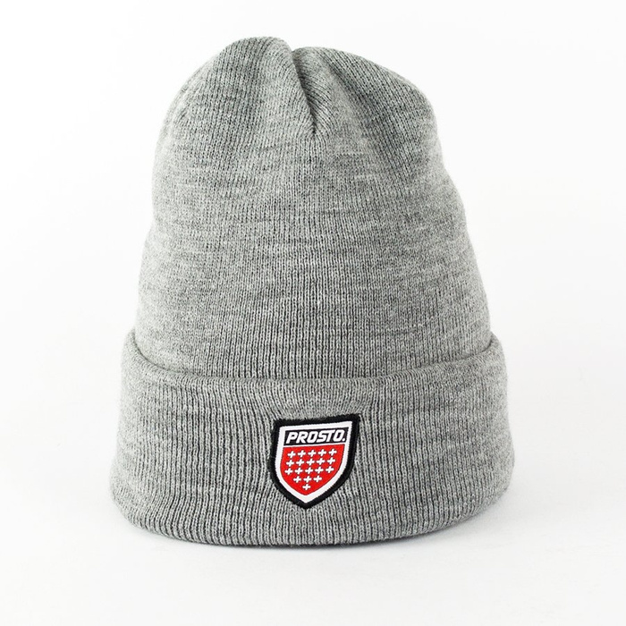Prosto Klasyk Winter Cap Shield grey