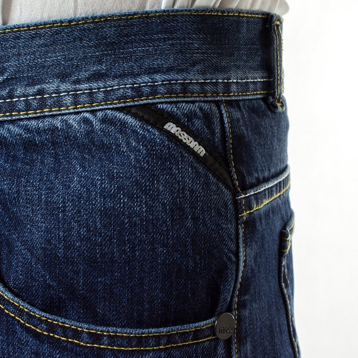 Spodnie męskie Mass Denim jeans Classics Straight Fit dark blue