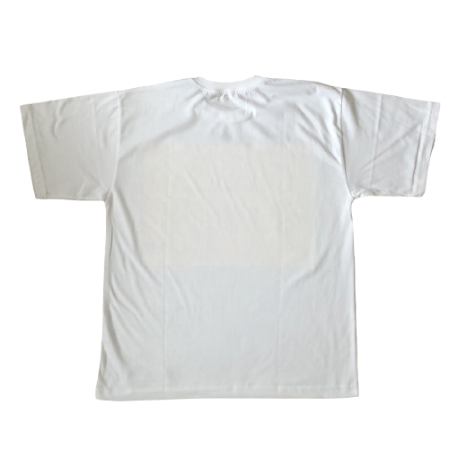 Melanżowe Akcesoria Tekstylne koszulka męska Caution White