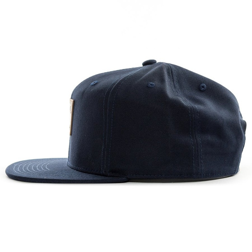 Carhartt WIP Snapback Logo Cap cotton canvas dark navy