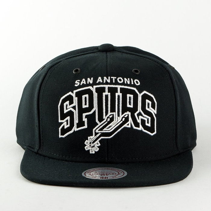 Mitchell and Ness snapback Black And White Arch San Antonio Spurs black