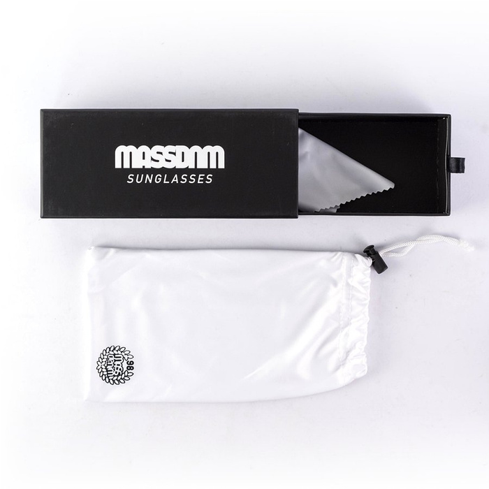 Okulary przeciwsłoneczne Mass Denim sunglasses Icon shine white $