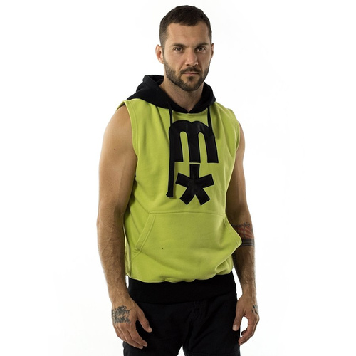 Bluza męska z kapturem MLimited bezrękawnik Vest Company olive / black