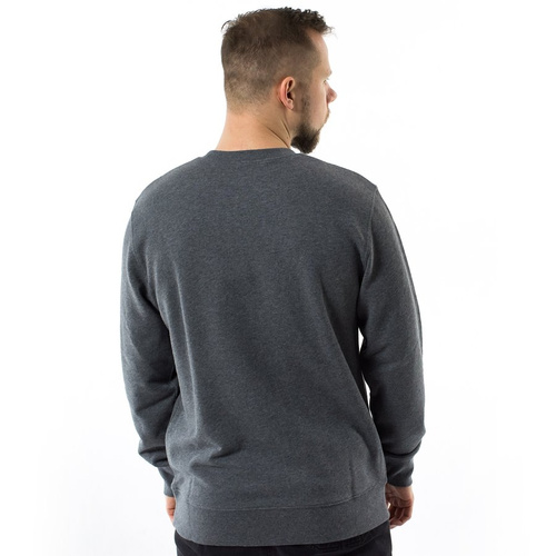 Carhartt WIP sweatshirt crewneck College dark grey heather / white