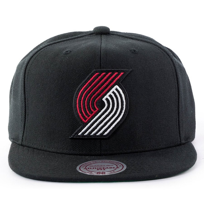 Czapka z daszkiem Mitchell and Ness snapback Wool Solid Portland Trail Blazers black