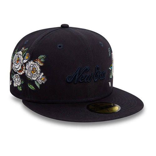 New Era fitted cap 59FIFTY 59FIFTY Fitted Cap Flower Icon navy