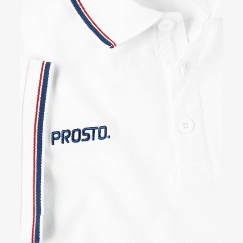 Prosto Klasyk koszulka męska polo Woods white