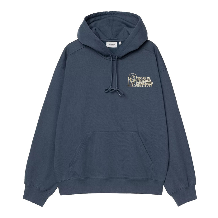Carhartt WIP sweatshirt Hooded Stragazer dusty blue