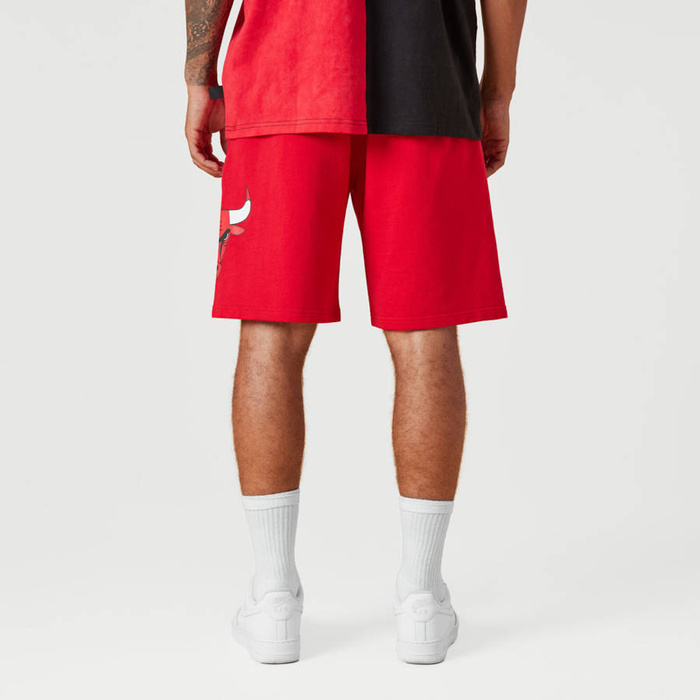 New Era sweatshorts NBA Washed Logo Chicago Bulls red