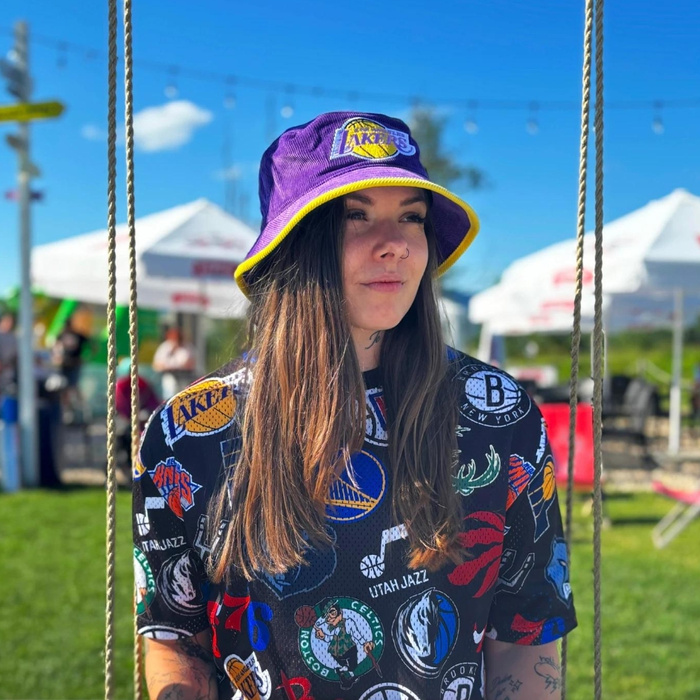 New Era t-shirt NBA All Over Print Oversized Mesh black