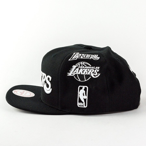 Czapka Mitchell and Ness snapback Team Logo History Los Angeles Lakers black