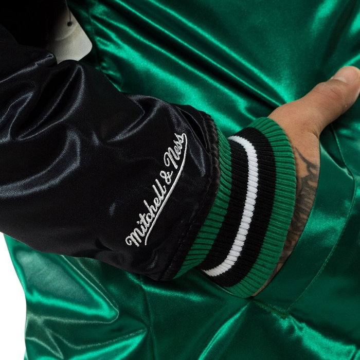 Mitchell and Ness NBA Tough Season Satin Jacket Boston Celtics