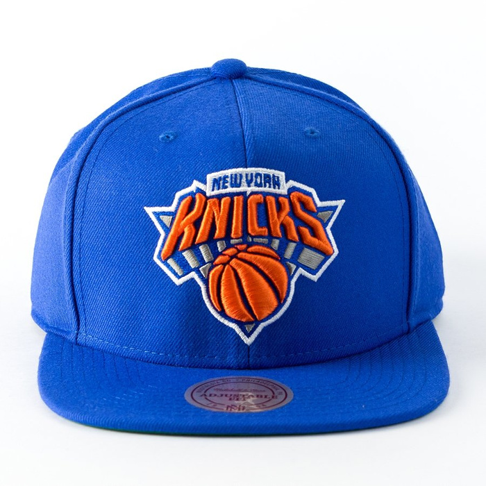 Czapka Mitchell and Ness snapback Wool Solid New York Knicks blue