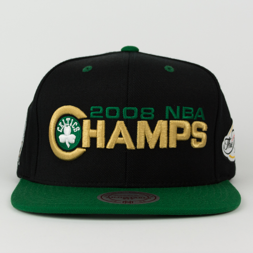 Czapka Mitchell and Ness Boston Celtics snapback Championship Pack 2008 Title black / green (V098Z) TM
