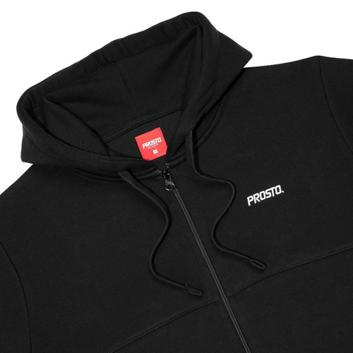 Bluza męska z kapturem Prosto Klasyk Hoody Zip Basic black