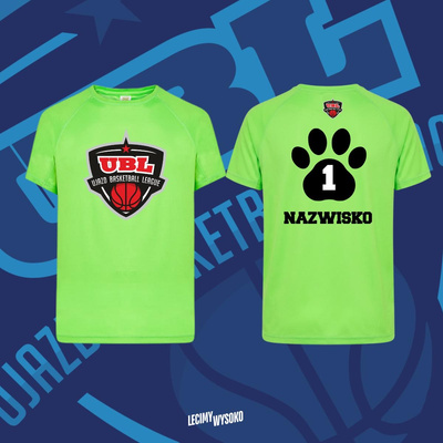 Koszulka techniczna meczowa MAT Wear x Lecimy Wysoko Mecz Gwiazd UBL 2026 #TeamGreen