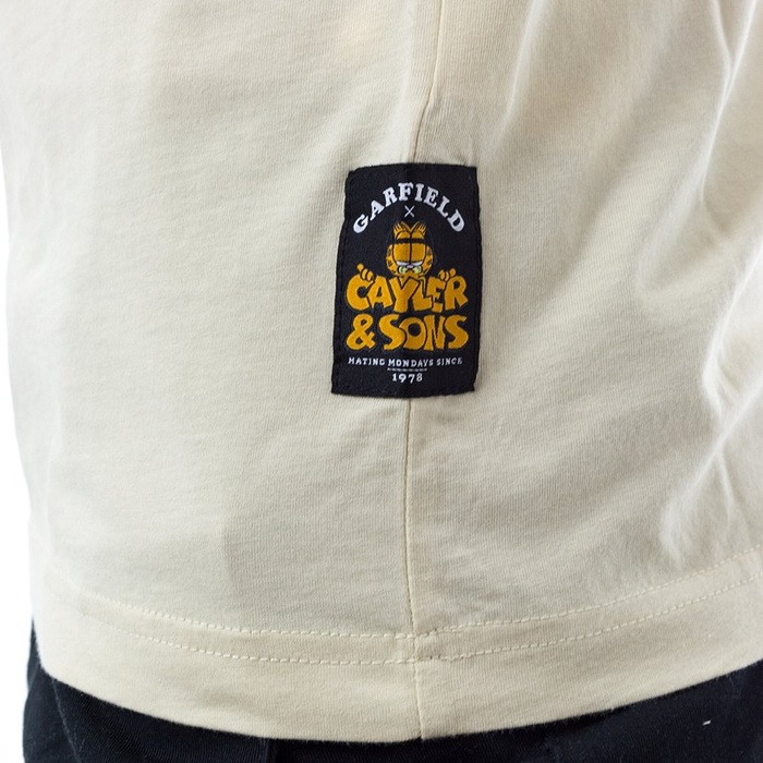 Koszulka męska Cayler and Sons t-shirt Garfield beige