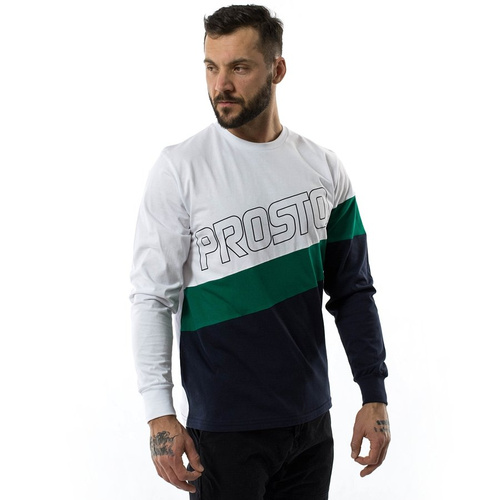 Koszulka męska Prosto Klasyk longsleeve Keen night blue