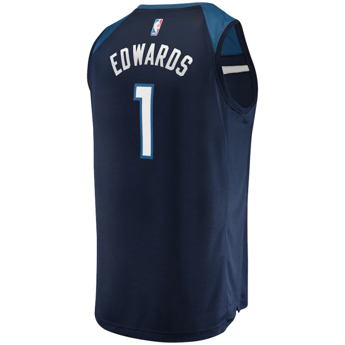 Fanatics koszulka koszykarska Replica Jersey NBA Icon Edition Minnesota Timberwolves Anthony Edwards navy (kolekcja młodzieżowa) 