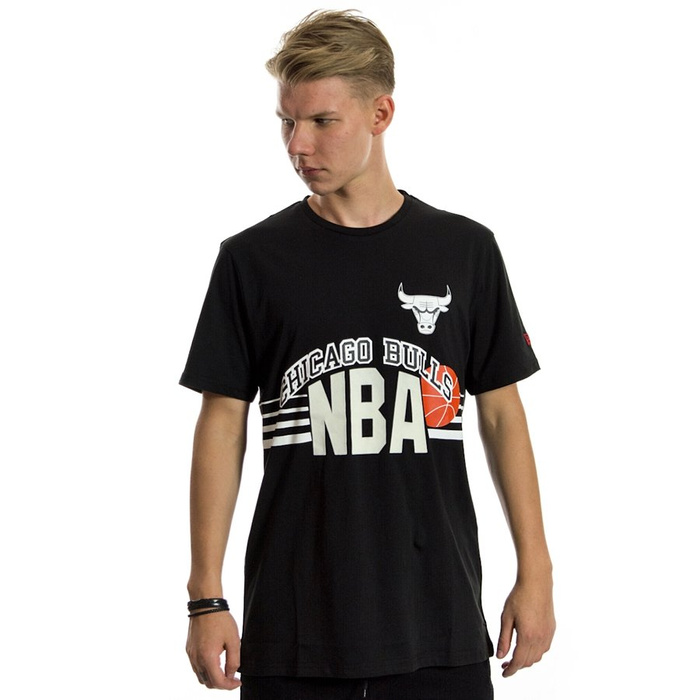 New Era t-shirt NBA Throwback Chicago Bulls black