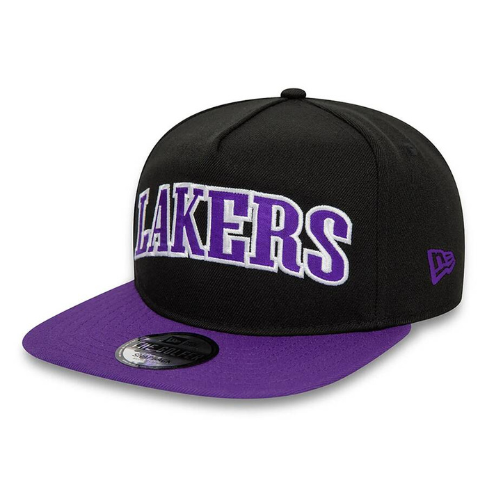 New Era Snapback NBA Golfer Los Angeles Lakers black-purple