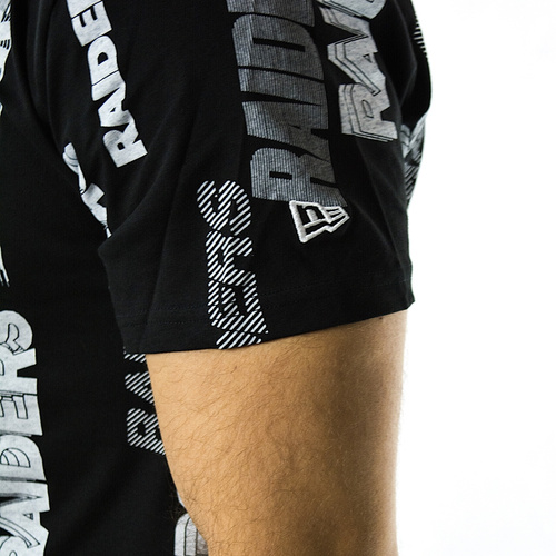 New Era t-shirt Retro Sports All Over Print NFL Las Vegas Raiders black