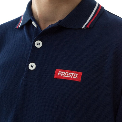 Koszulka męska Prosto Klasyk polo Geeza navy