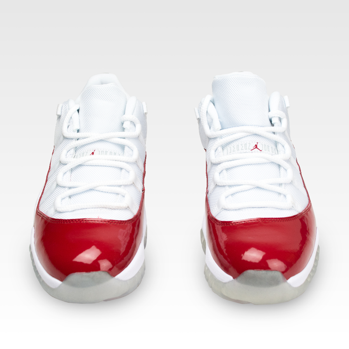 Buty do koszykówki Nike Air Jordan XI Retro Low white / varsity red - black (528895-102) TM