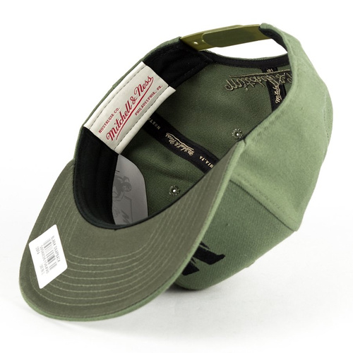 MAT Wear x Mitchell and Ness snapback MAT Script olive / black