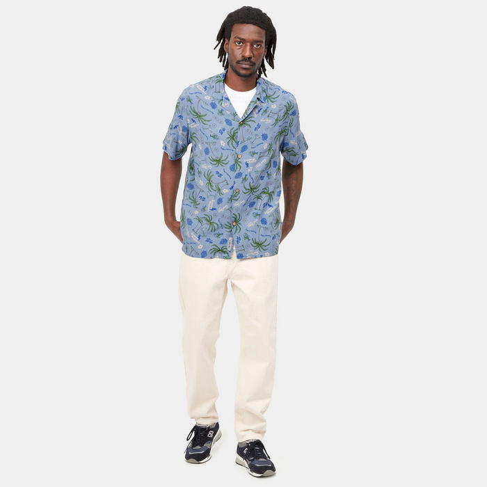 Carhartt WIP Koszula męska shirt Mirage frosted blue