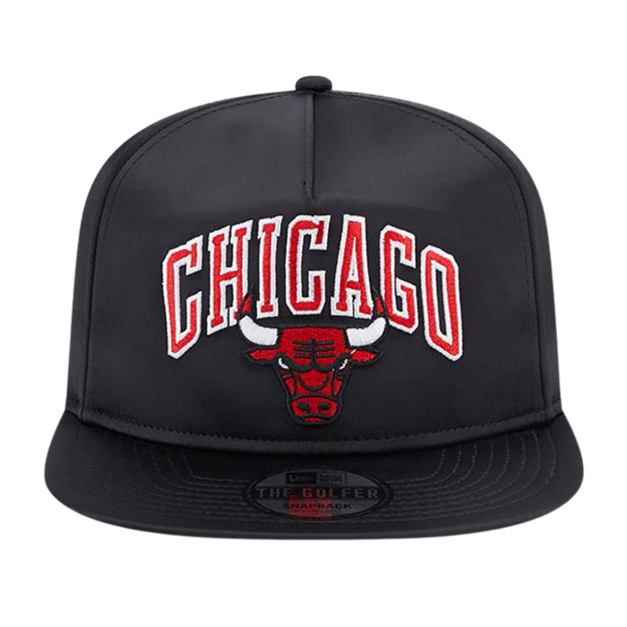 New Era Snapback NBA Patch Retro Golfer Chicago Bulls black