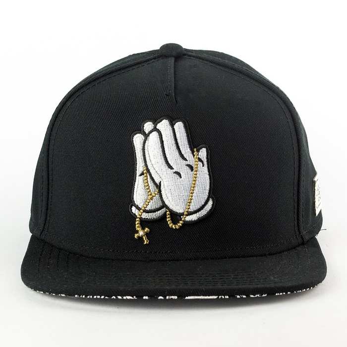 Czapka Cayler and Sons snapback Pray For Classic Cap black / paisley / white