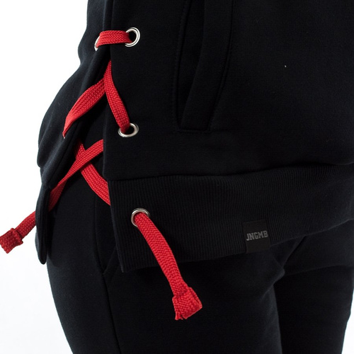 Jungmob sweatshirt hoody Rose String black