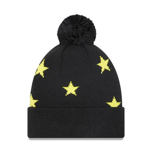 New Era Batman Star Kids Bobble Beanie hat black