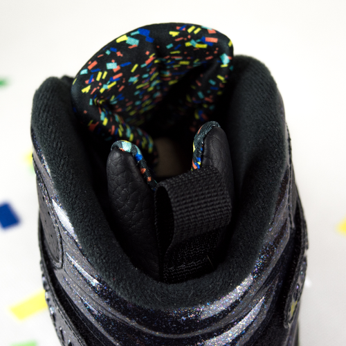 Buty do koszykówki Nike Air Jordan VIII Retro Confetti black / metallic gold - anthracite (832821-004) TM