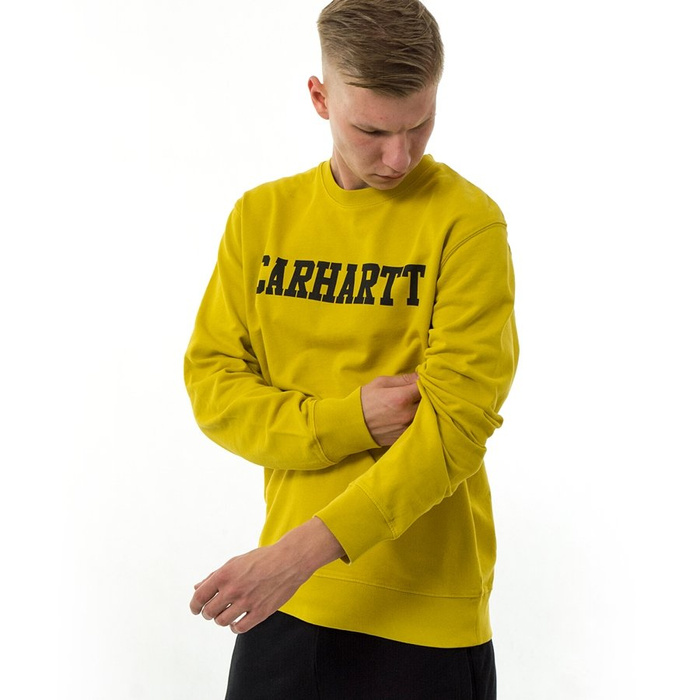 Bluza męska Carhartt WIP crewneck College colza / black