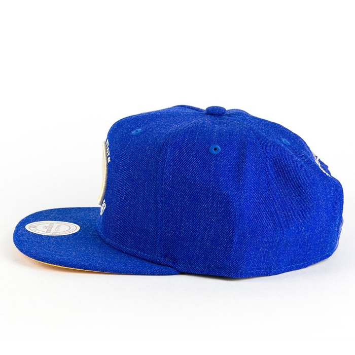 Mitchell and Ness snapback Team Heather Golden State Warriors blue