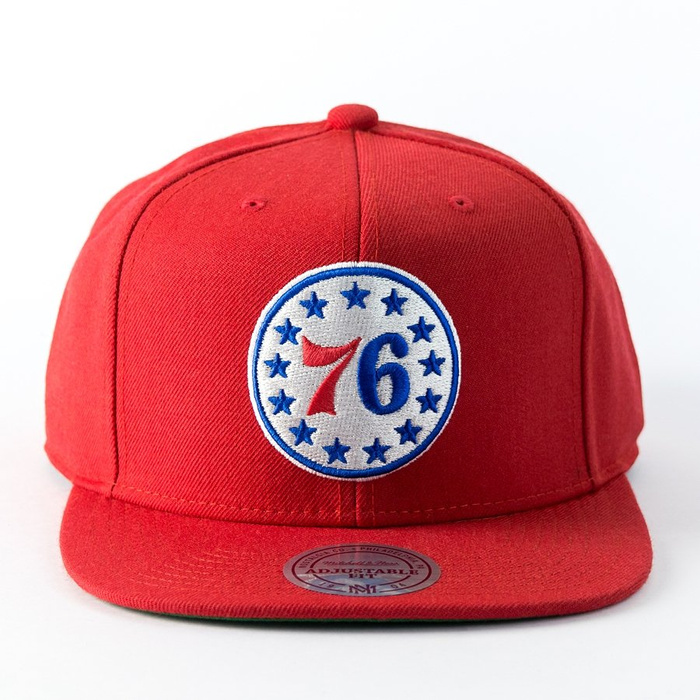 Mitchell and Ness snapback Wool Solid Philadelphia 76ers red