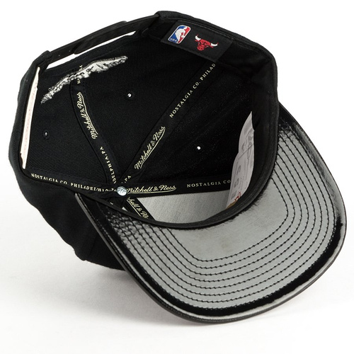 Czapka Mitchell and Ness snapback Patent 2 Tone Chicago Bulls black