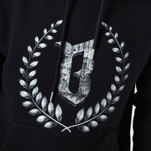 BOR sweatshirt hoody Stone Laur black
