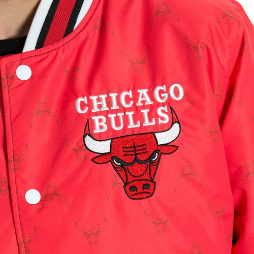 New Era jacket NBA Colour Block Bomber Chicago Bulls red / black