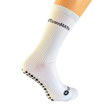 hSports x MAT Wear basketball socks #TeamMATe white