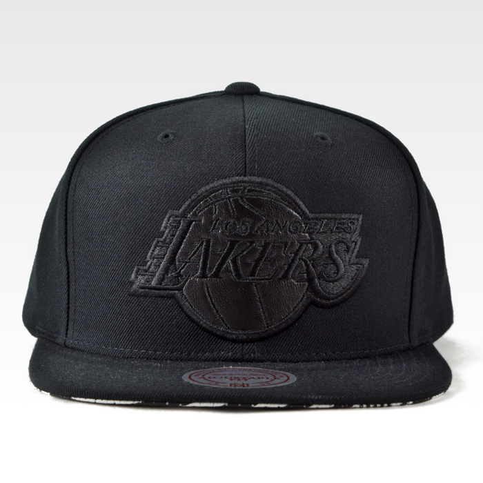 Mitchell and Ness snapback Los Angeles Lakers Geo Tech black