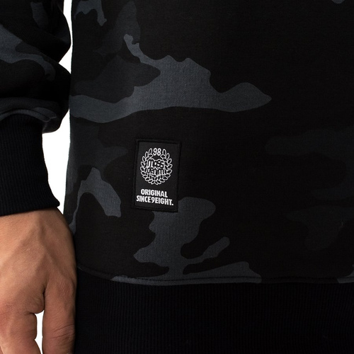 Bluza męska Mass Denim crewneck Classics black camo
