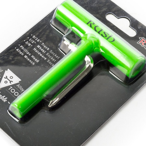 Rush Bearings klucz uniwersalny Skate Tool  All Metal neon green