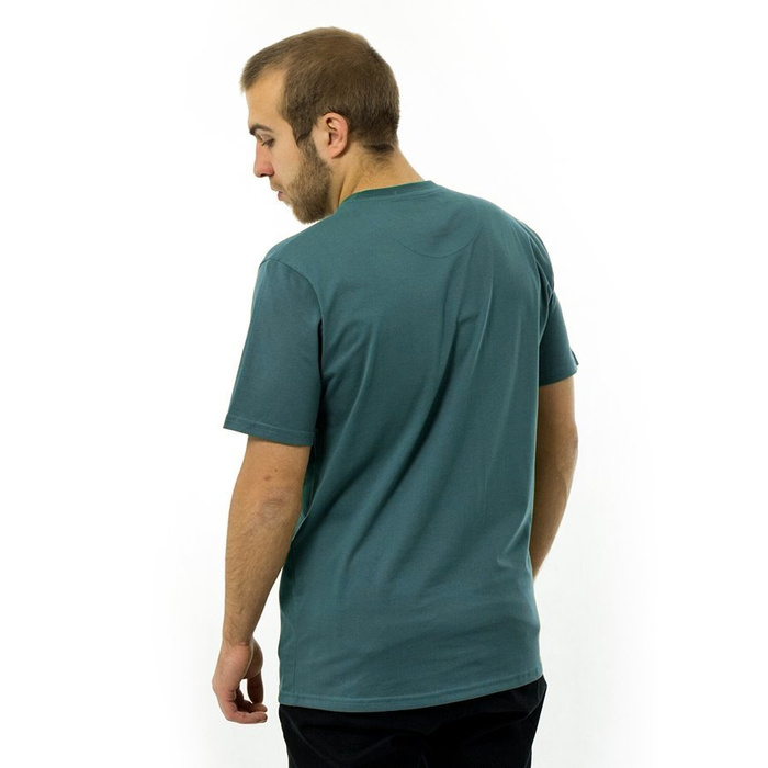 Koszulka męska Prosto Klasyk t-shirt Lines dark green